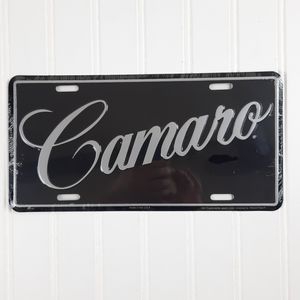 CAMARO Chevy Embossed Metal License Plate Auto Novelty Sign Gift